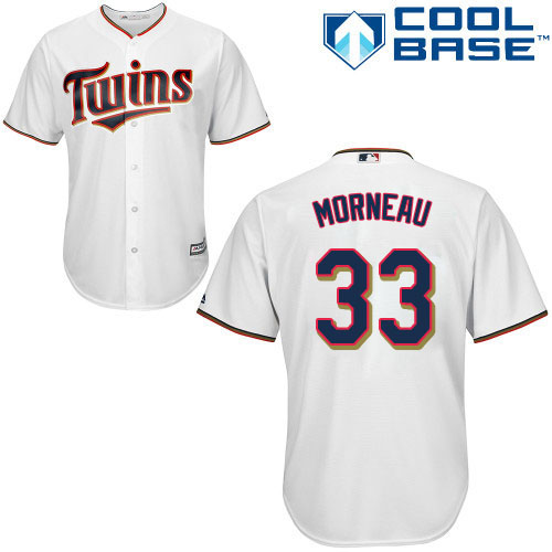 Twins #33 Justin Morneau White Cool Base Stitched Youth MLB Jersey - Click Image to Close